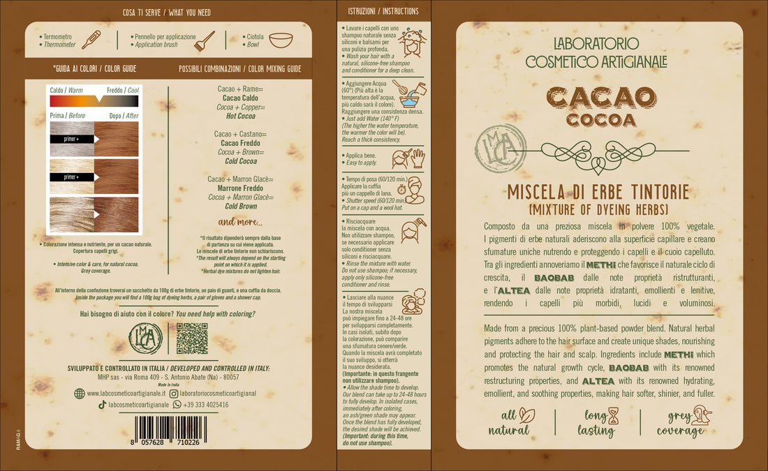 Miscela di Erbe Tintorie - Cacao