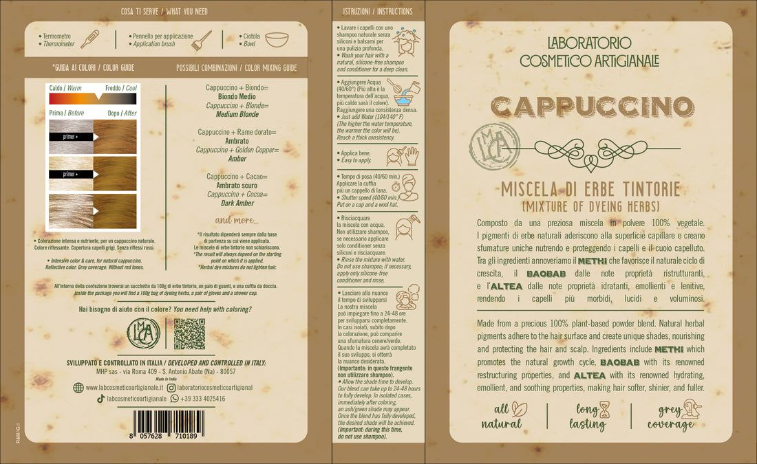 Miscela di Erbe Tintorie - Cappuccino