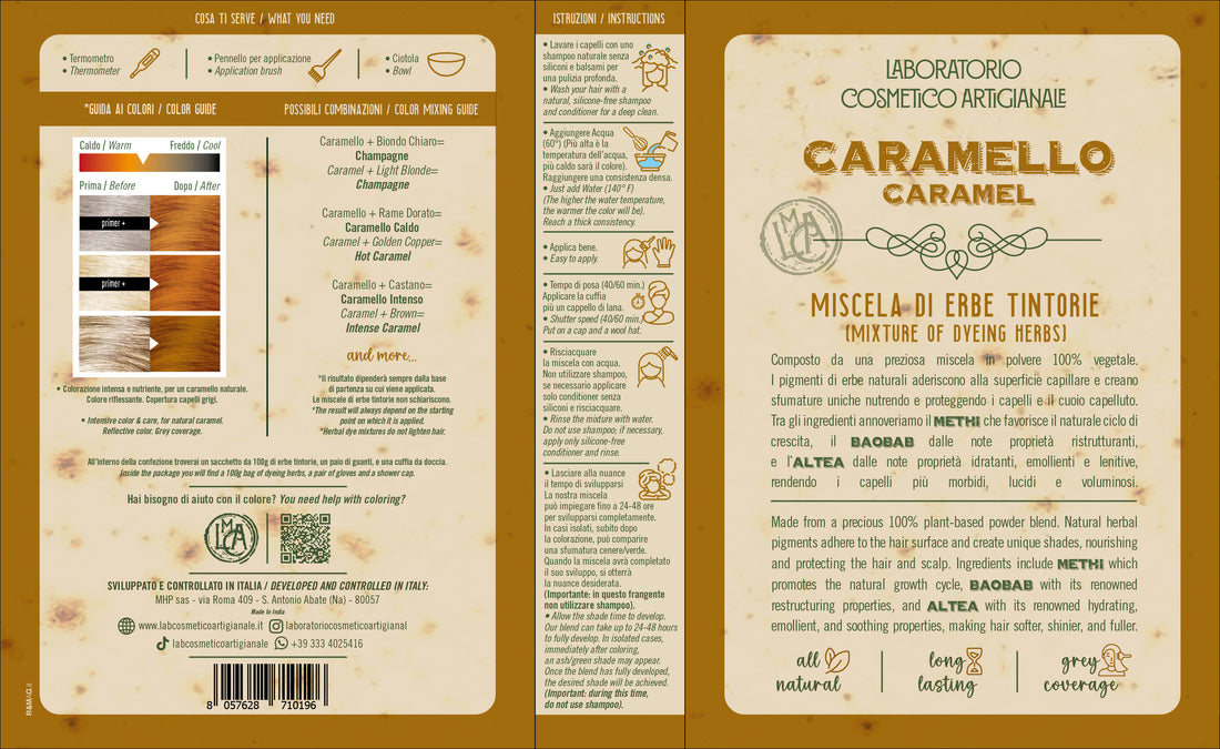 Miscela di Erbe Tintorie - Caramello