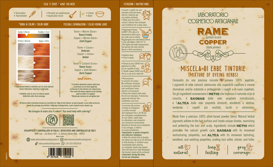 Miscela di Erbe Tintorie - Rame (Primer Scuro)