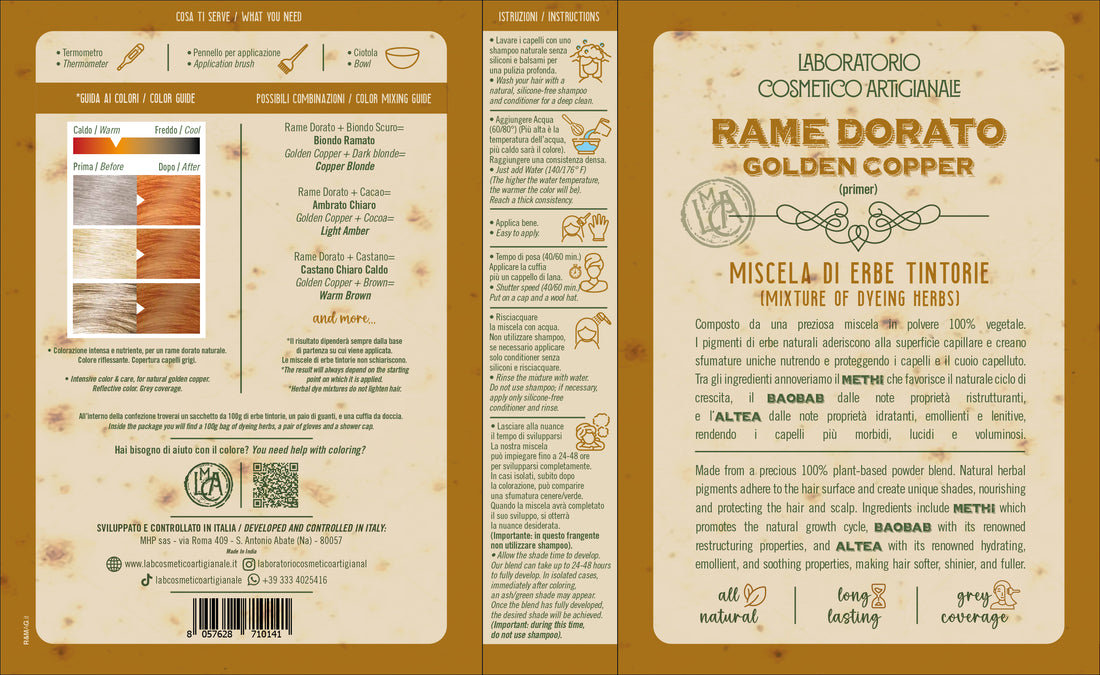 Miscela di Erbe Tintorie - Rame Dorato (Primer)