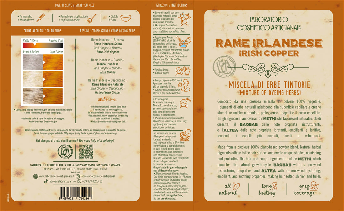 Miscela di Erbe Tintorie - Rame Irlandese