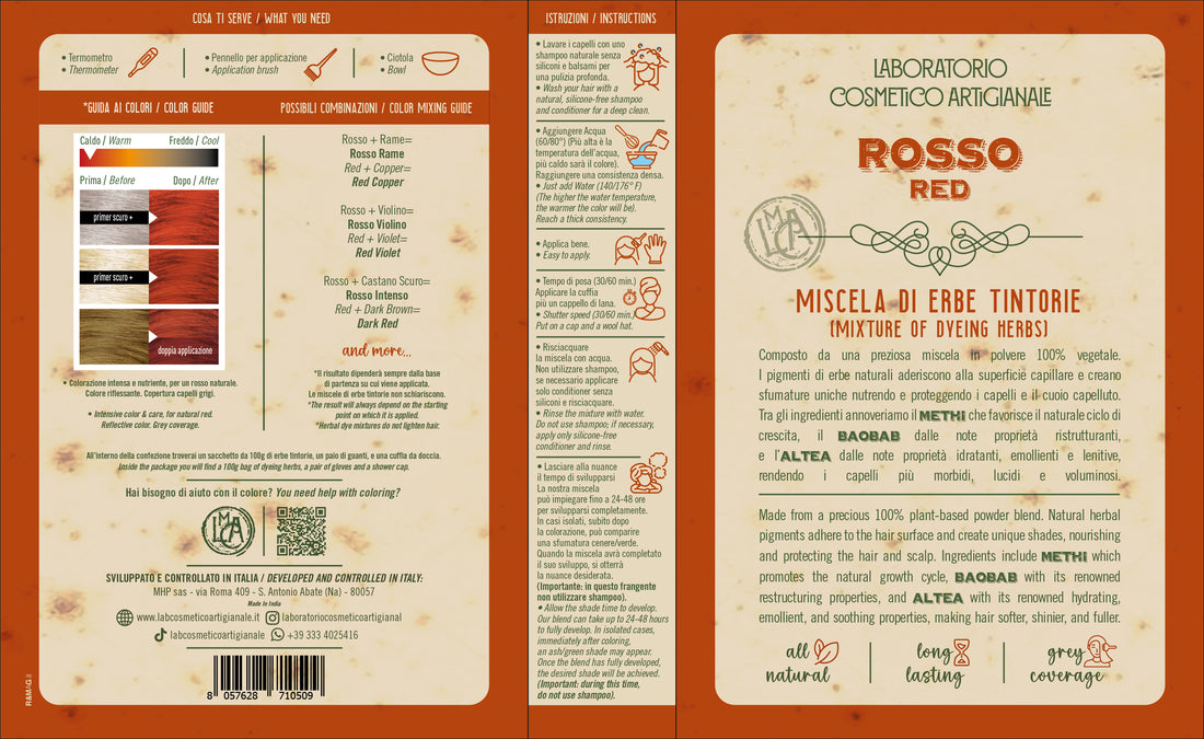 Miscela di Erbe Tintorie - Rosso