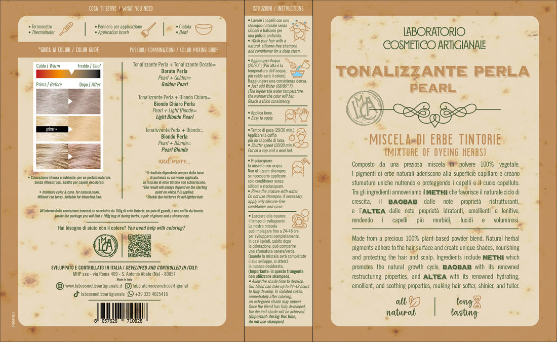 Miscela di Erbe Tintorie - Biondo Chiarissimo Tonalizzante Perla