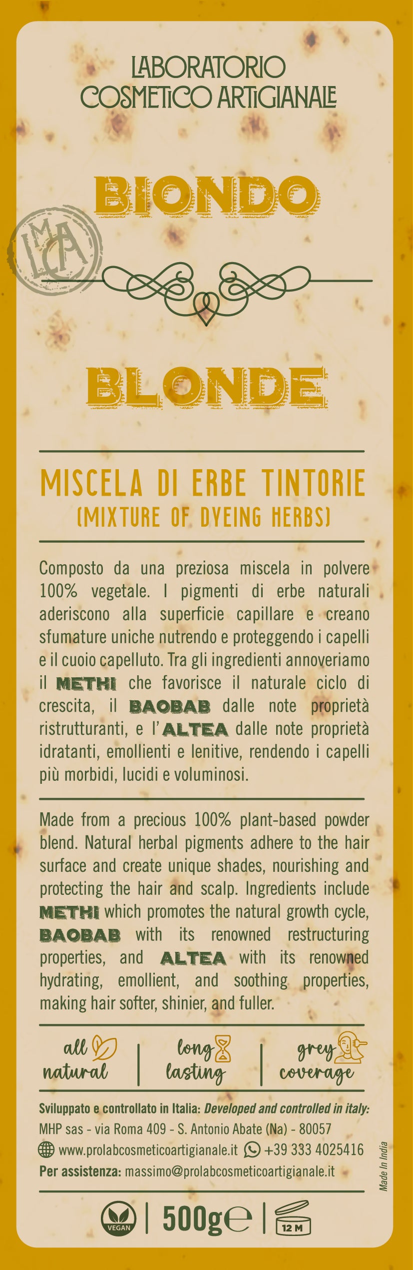 Miscela di Erbe Tintorie - Biondo 500 gr