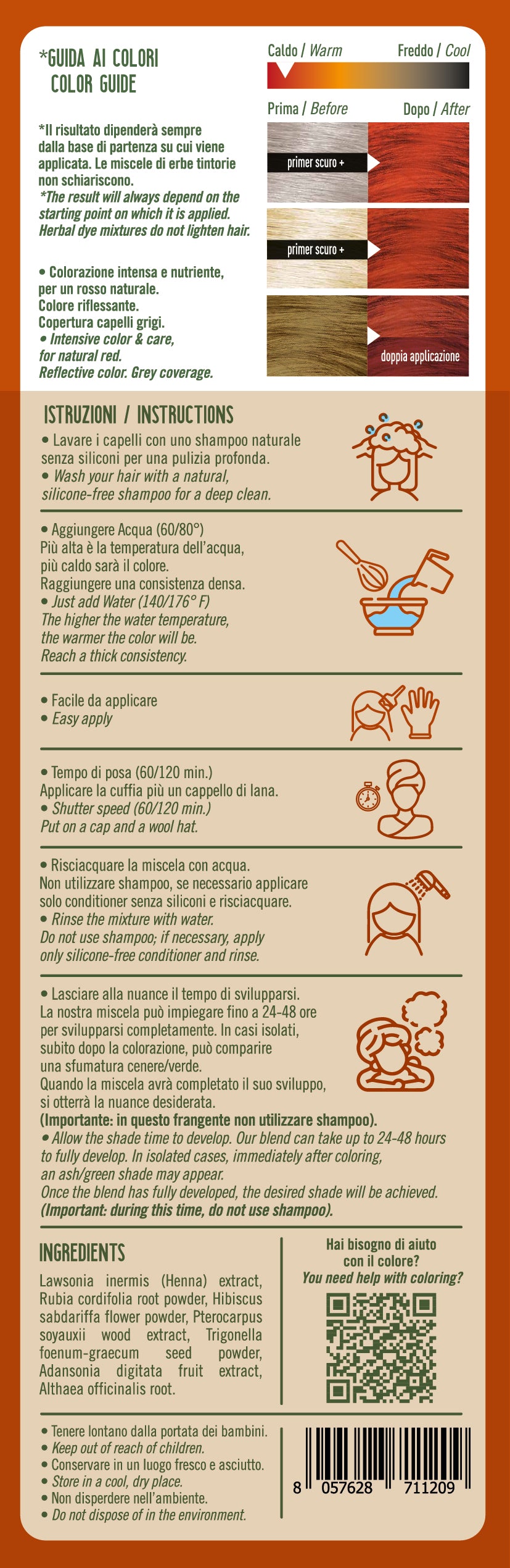 Miscela di Erbe Tintorie - Rosso 500 gr