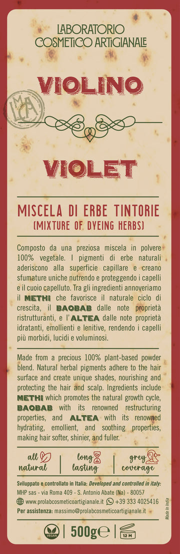 Miscela di Erbe Tintorie - Violino 500 gr