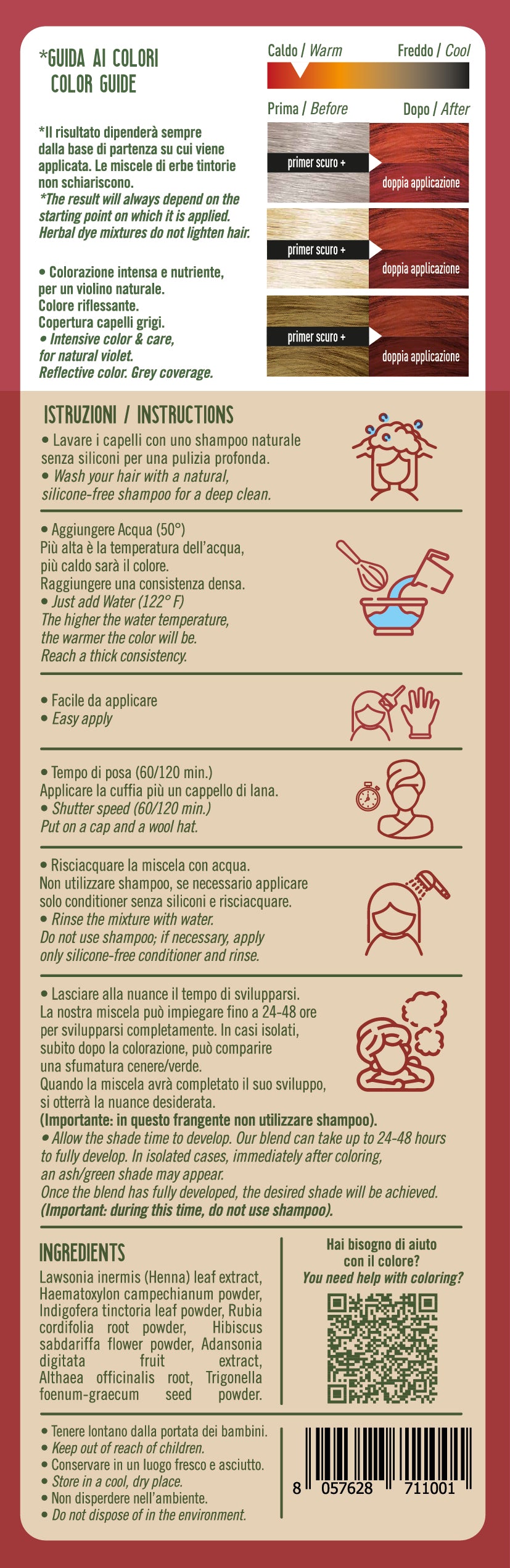 Miscela di Erbe Tintorie - Violino 500 gr