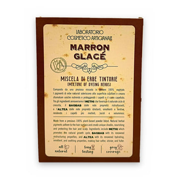 Miscela di Erbe Tintorie - Marron Glacè