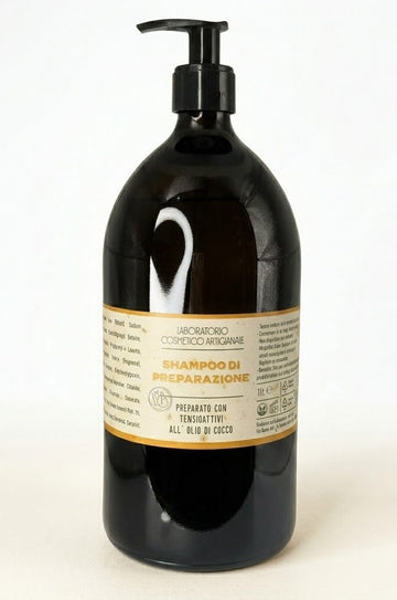 Shampoo di Preparazione Pre-Colorazione Vegetale - 1 LT