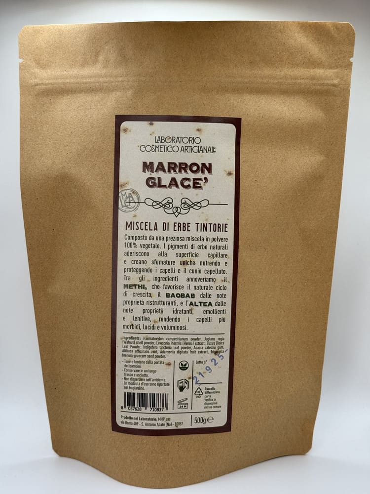 Miscela di Erbe Tintorie - Marron Glacè 500 gr